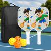Lightweight Children's Pickleball Set Cartoon Children's Pickleball Rackets  Pickle Ball Equipment