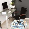 1PC Penguin Non-Slip Floor Round carpet, Office, family, bedroom, Large Area Rug Indoor Rugs,  Durable PolyesterH0353