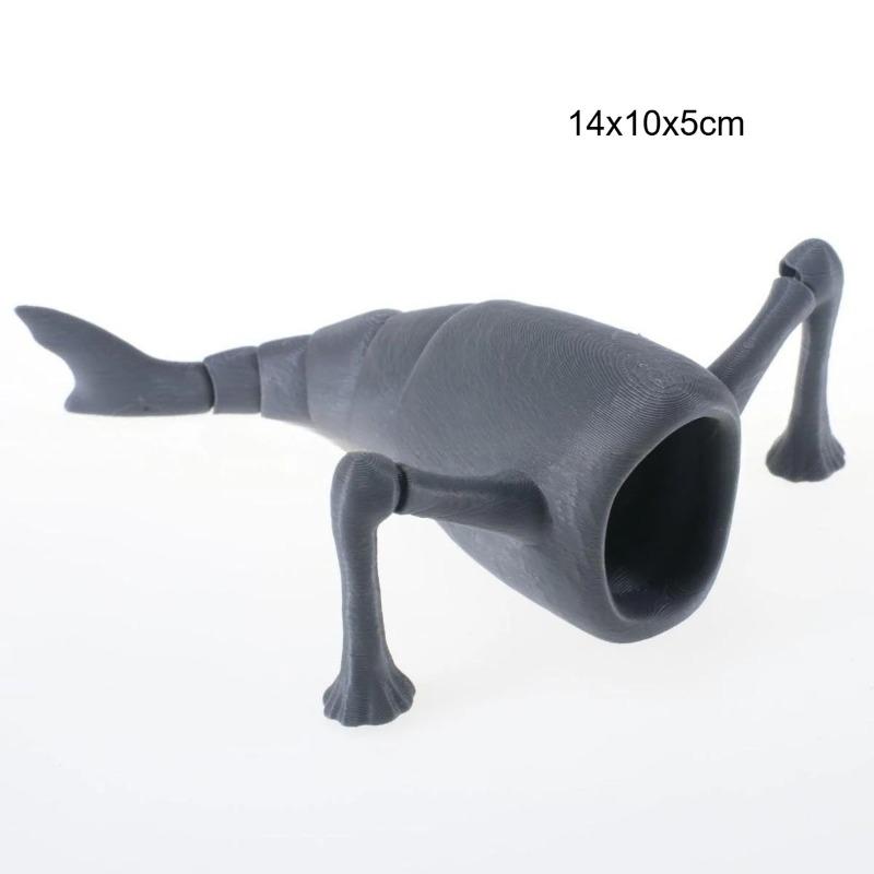 Набор из 4 фигурок морских существ с подвижными суставами