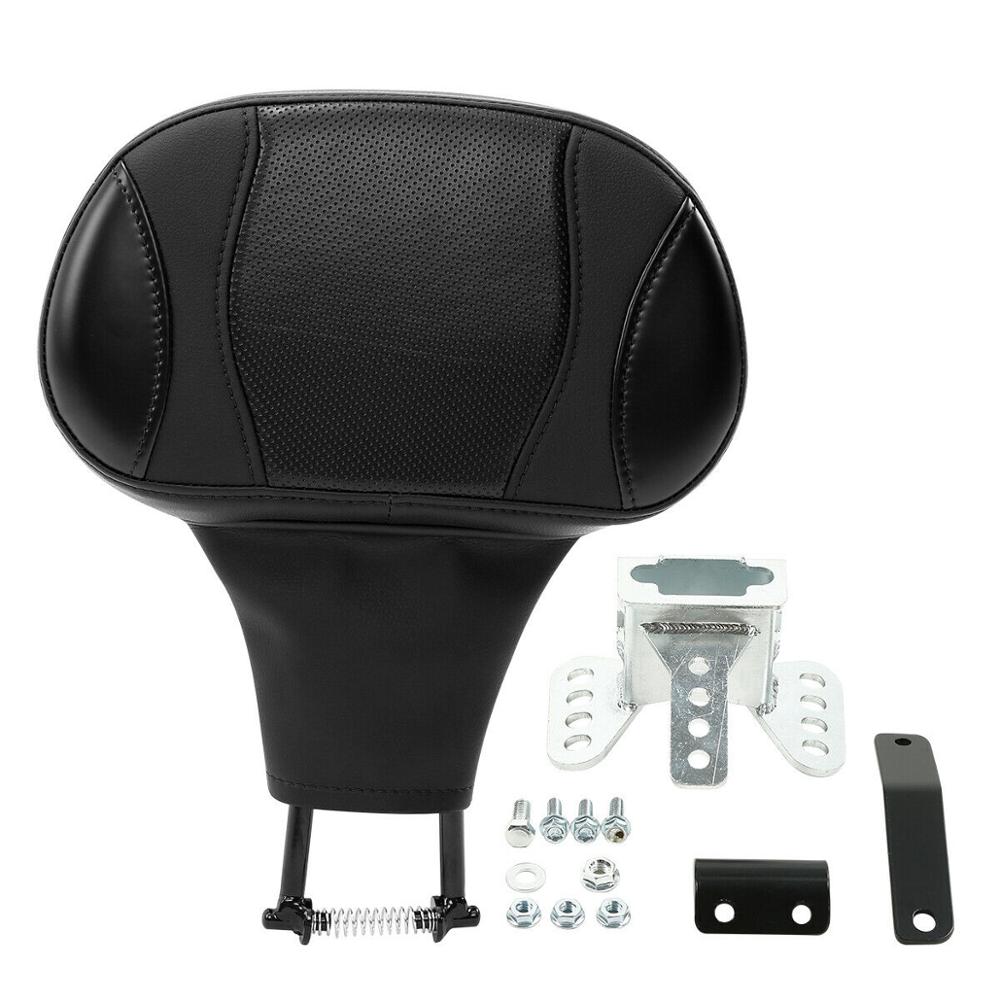 Motorcycle Driver Rider Backrest Pad For Harley Touring Road King Street Glide Electra Glide 2009-2023