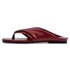Fashion Minimalist Wind Flip Toe Flat Bottom Drag Women Xia Xin Outside Wear Square Head Pleated Soft Bottom Non-Slip Flip-Flops
