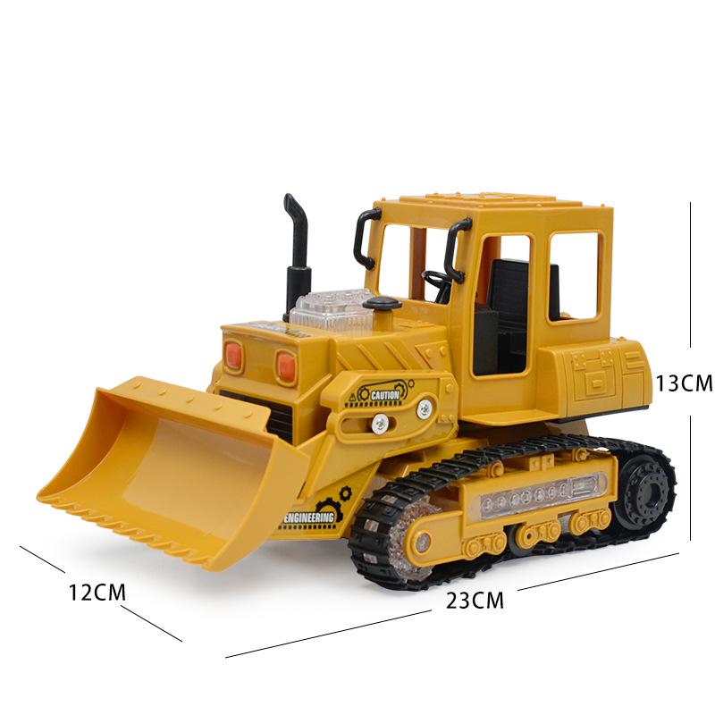 Children Remote Control Car Simulation Excavator Bulldozer Dump Truck Rechargeable Vehicle Toy for Kids