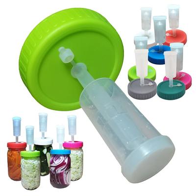 Крышка для банки Мейсона с широким горлом 86 мм Крышки для ферментации с гидрозатвором Крышка для банки с односторонним выпускным клапаном