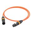 Удлинительный кабель XLR для микрофона и устройств, 3-контактный штекер-гнездо, для конференц-звука 50 см/19,69 дюйма