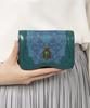 ANNA SUI Libre Billfold with Card 317881 Navy Bi-fold Wallet, Slots, Women's,