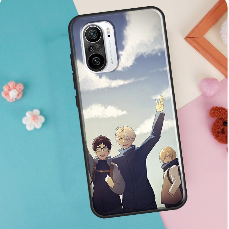 Чехол Yuri On Ice Anime для POCO F3 F1 F2 M3 M4 X4 Pro GT X3 Pro Чехол для Xiaomi Mi 11 Lite 12 X Mi 11T Pro