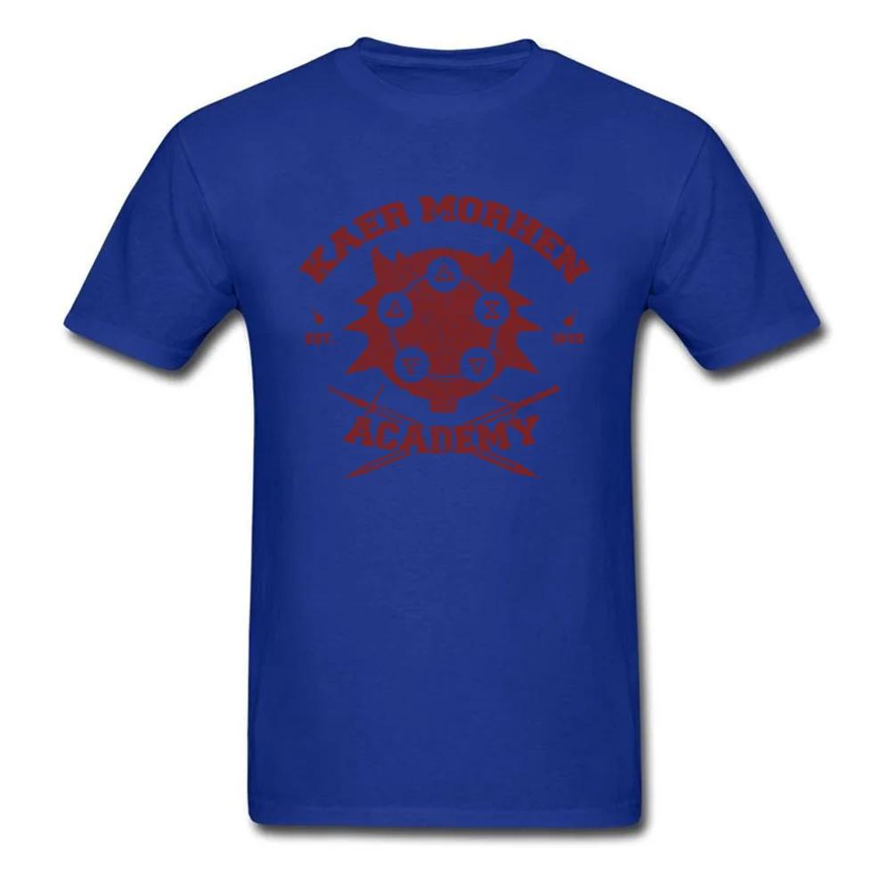 Printed T-Shirt Funny Crew Neck Kaer Morhen Academy 100% Cotton Tees Design Short Sleeve Tee Shirts Wholesale