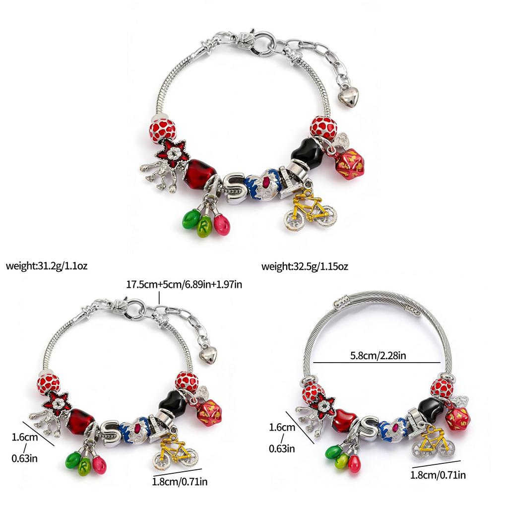 Stranger Things Pop Culture Accessory Handmade Beaded Bracelet For Fans And Collectors