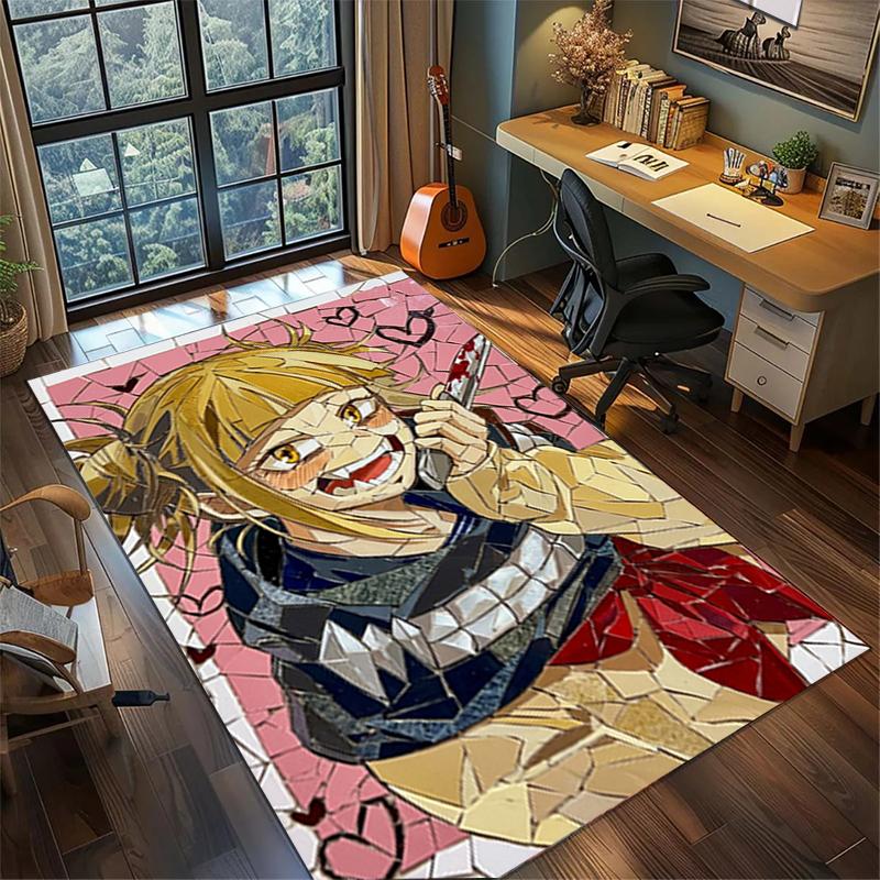 Large My Hero Academia Area Carpet Non Slip Washable Floor Mat Bedroom Gamer Room Decor