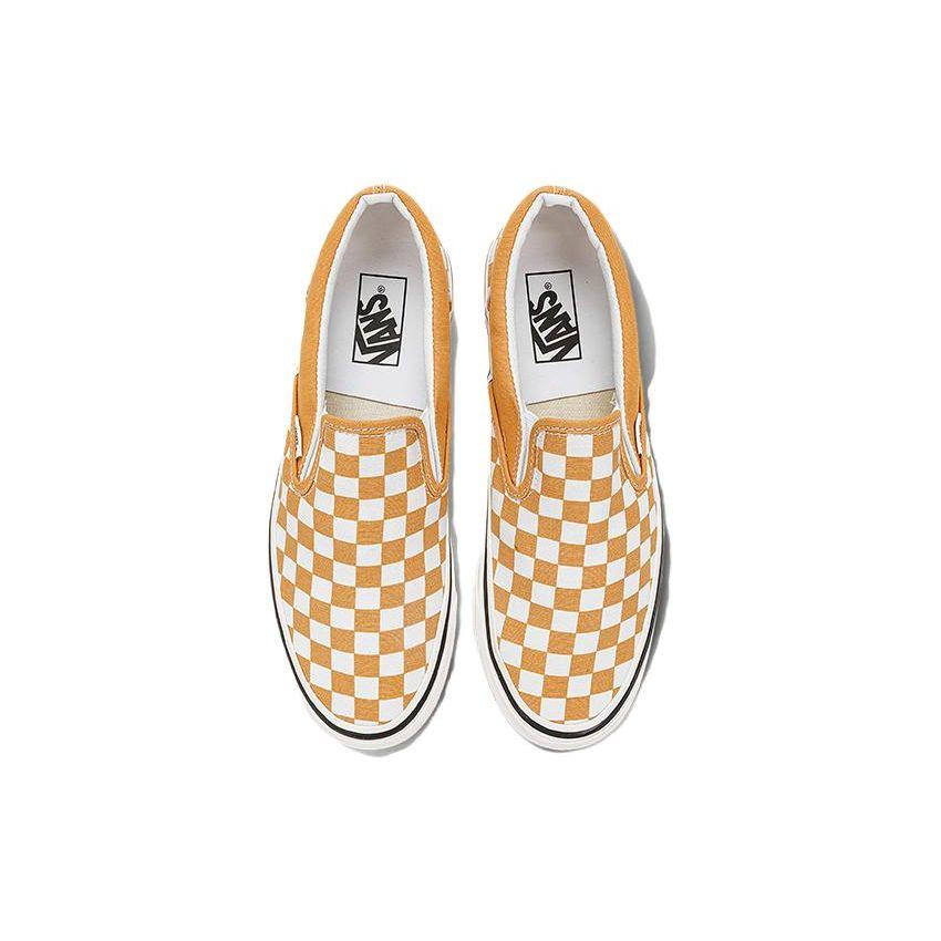 Vans Classic Slip-On Checkerboard - Honey Yellow Unisex Sneakers VN0A7Q58BLS