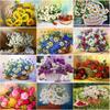 New 5D DIY Diamond Painting Flower Diamond Embroidery Daisy Cross Stitch Crafts Full Round Drill Home Decor Manual Gift