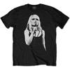 Футболка Дебби Харри Открытый Микрофон Blondie Логотип Группы Официальная Мужская Черная XL