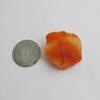Natural Orange Sapphire Loose Gemstone 92 ct Uncut Shape Rough September Birthday Birthstone