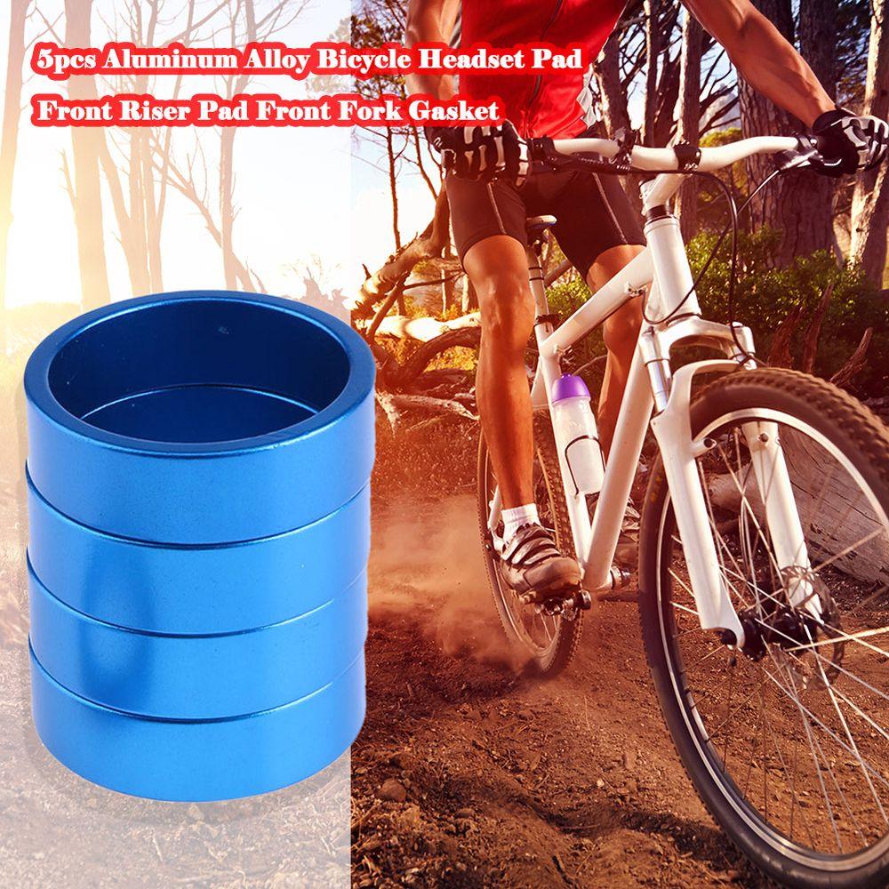 Riser Aluminum Zinc Zinc Alloy MTB Road Front Fork Washer Bike Headset Washer Stem Spacers Handlebar Spacers
