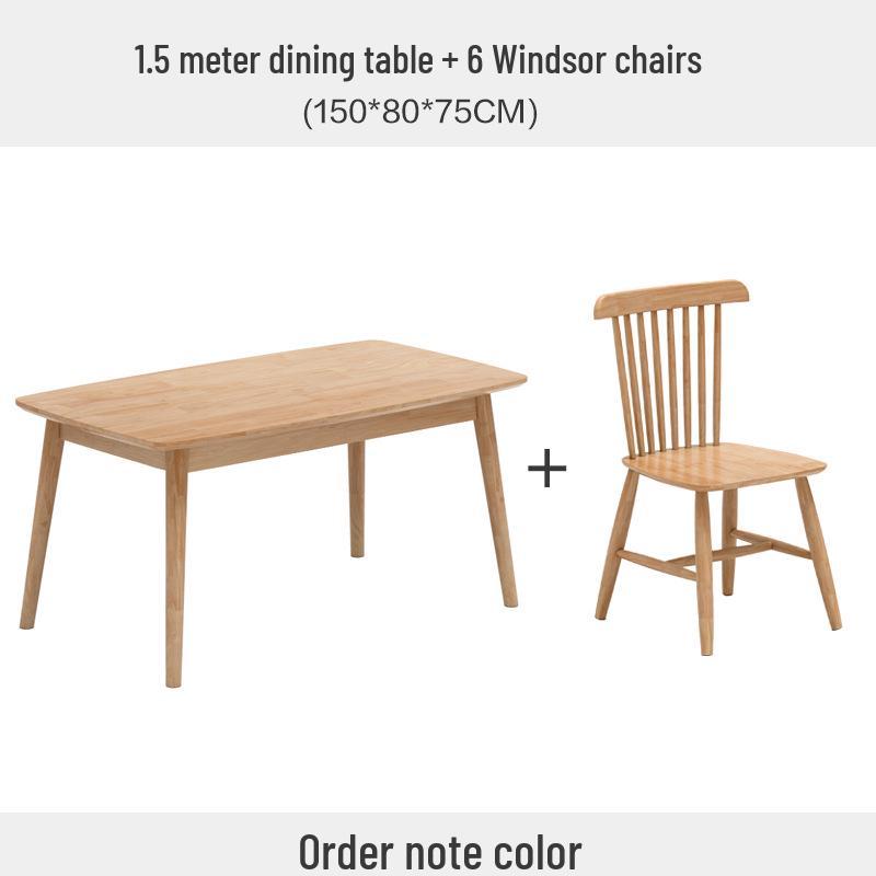 Комплект обеденного стола из скандинавского дуба - стиль бревна для дома, маленькой квартиры, ресторана или гостевого дома. Квадратный стол из массива дерева со стульями.