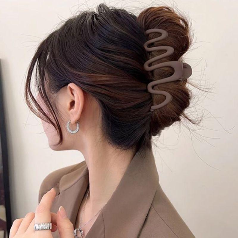 Модные красочные волнистые заколки для волос для женщин и девочек, корейские милые простые нерегулярные заколки для волос, головные уборы, аксессуары для волос