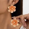 Fashion Flower Double Layer Earrings