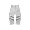 Simple Comfortable Casual Versatile Fleece Loose Straight Leg Warm Knitted Sports Pants Unisex Bottoms 172548301N-1