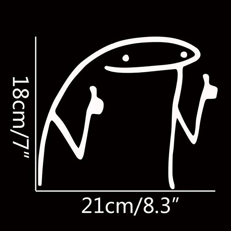 Stick Man Thumbs Up Meme Series Car Decal Automotive Die-Cut Vinyl Sticker