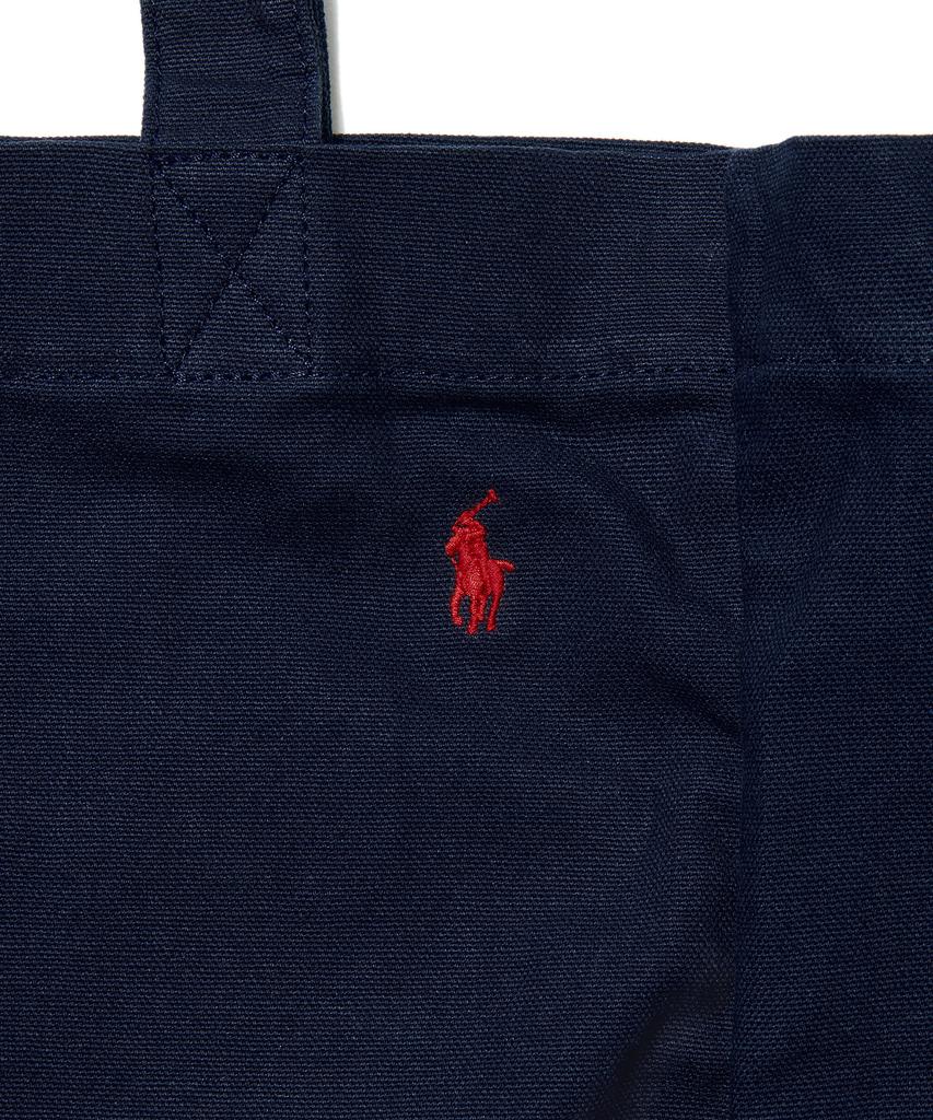 Холщовая сумка-шоппер Polo Ralph Lauren - Темно-синяя