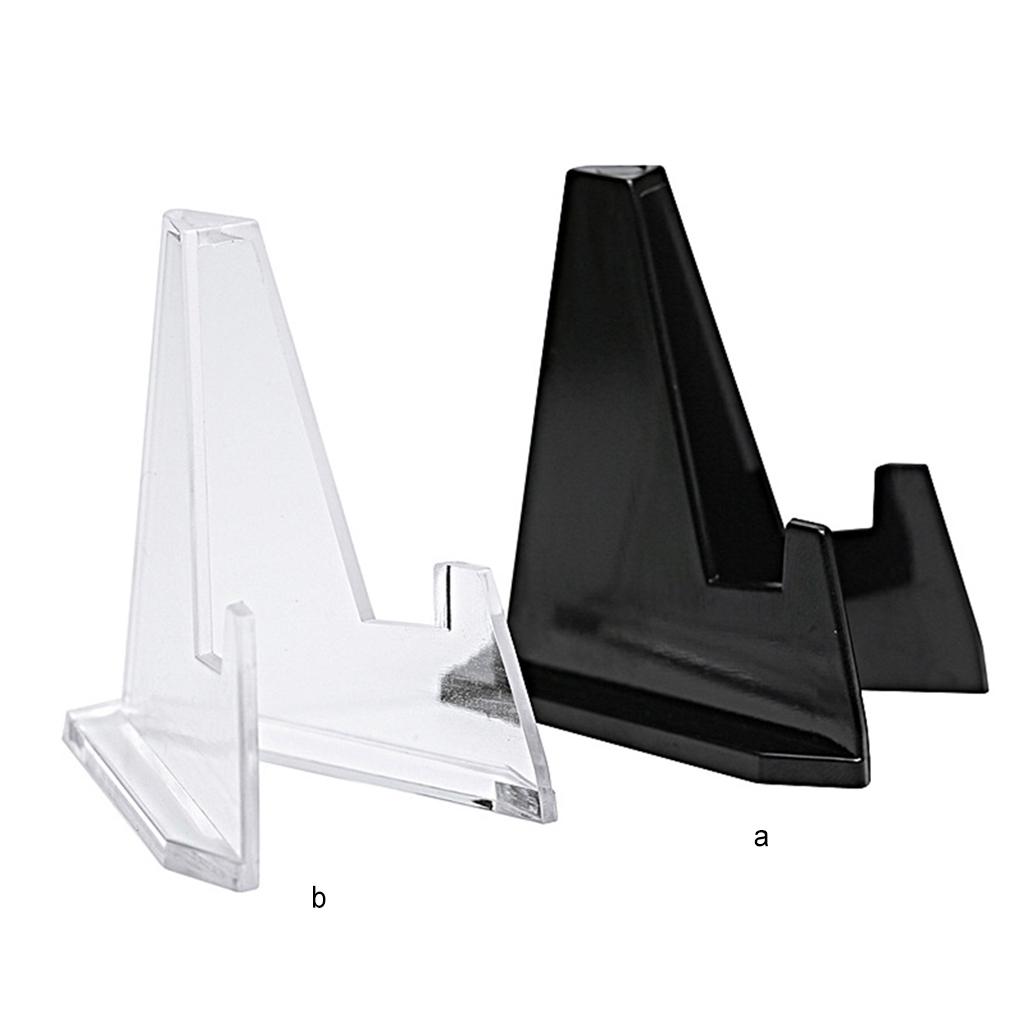 Pack of 12 Display Stand Acrylic Universal Easel Stands Multifunctional Exhibition Supply Exhibitions Coins Displaying