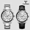 T503M-SSS Cassiopeia Multi Diamond Watch Men's Metal Watch (leather Strap Provided)