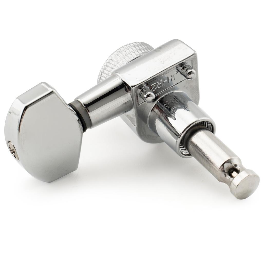 Гитарная блокировка Musiclily Pro для электрических хромированных 6-рядных 2-штырьковых колков SQ, гитар Square, Strat/Telecaster,