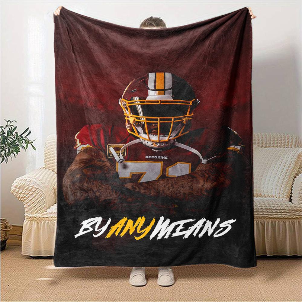 1pc Blanket - Washington Commanders Print Design,Lightweight Blanket for Sofa,Bed- Soft &Warm,Gift for All Seasons