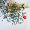 50 шт. зеленых мини-крючков, украшения для дома, подвесное украшение на рождественскую елку, самодельный рождественский шар, крючок для подвешивания AVE