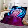 Fashion EVA Queen Thin Blanket Beauty Art Pattern 3D Printing Blanket Flannel Portable Home Travel Office Blanket