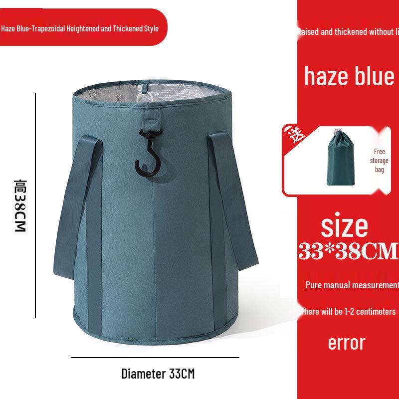 Утолщенная портативная термоизолированная ванночка для ног: Складная, глубокая, удобная для путешествий ванночка для ног для взрослых.