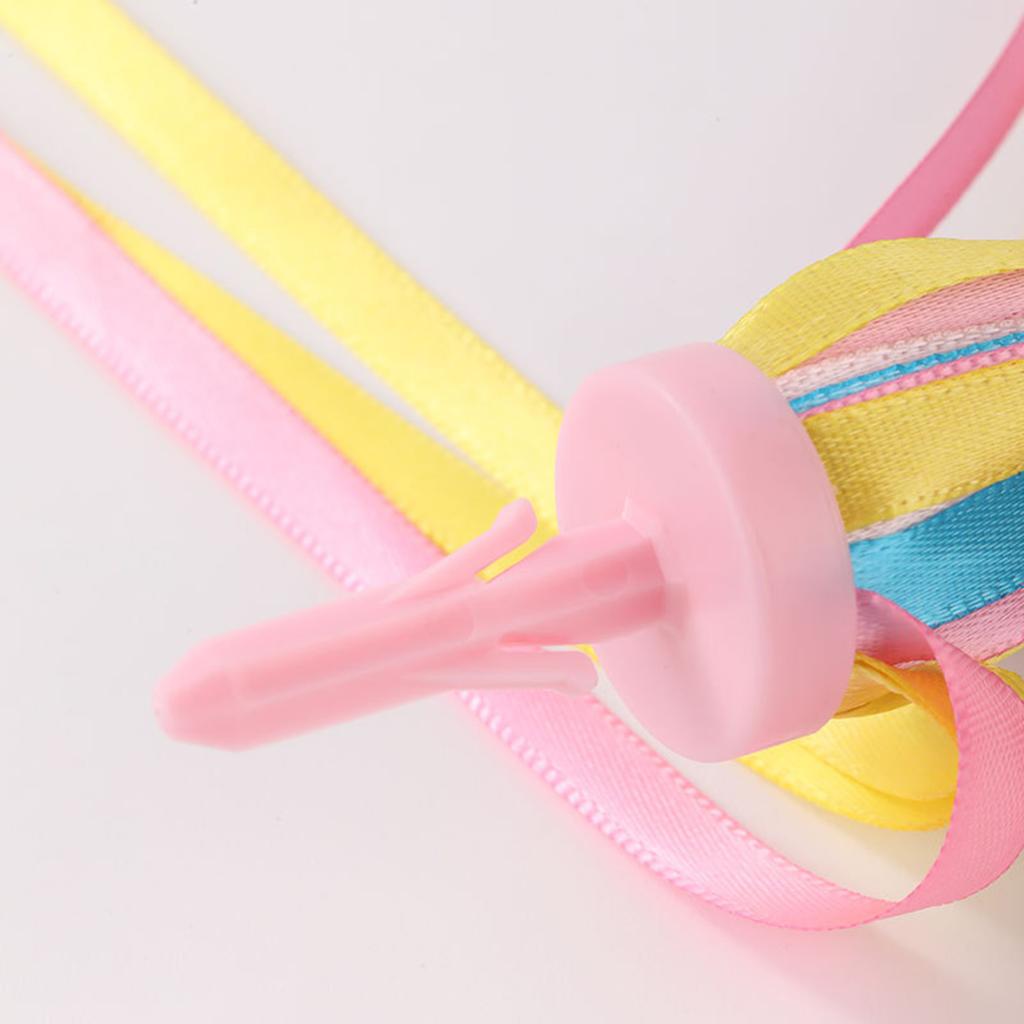 2pcs Ribbon Outdoor Cycling Scooters Bicycles Handlebar Colorful Tassels for Baby Carrier