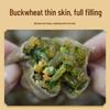 Wild Man's Diary Buckwheat Buns with Chive and Egg