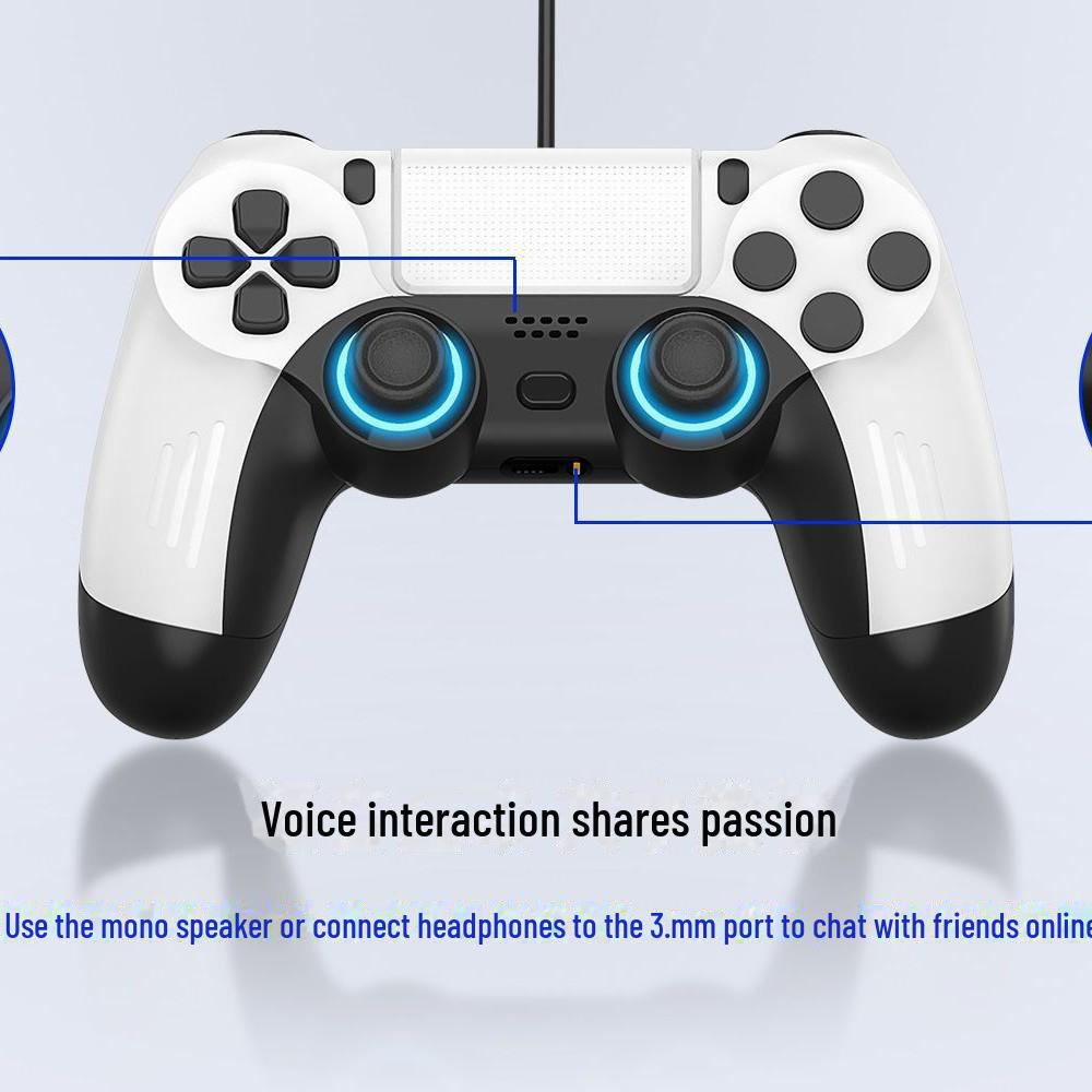 Проводной контроллер P5 с программированием макросов, сенсорной панелью, вибрацией и заменой кнопок