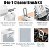 Computer Keyboard Cleaner Brush Multi-function Cleaning Brush Earphone Cleaning Pen Cleaner Keycap Puller 8-in-1 Cleaning Kit