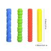4 шт. Силиконовые держатели для карандашей 10 см Эргономичные текстурированные рукава для детей взрослых Снятие тревожности Плавное письмо Рукописный чехол для ручки