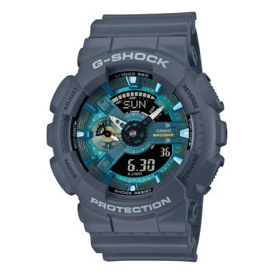 Часы G-Shock, серия OASIS OF DAY AND NIGHT, экологичные, GA-110AS-2AJF мужские серые, официальная модель для внутреннего рынка