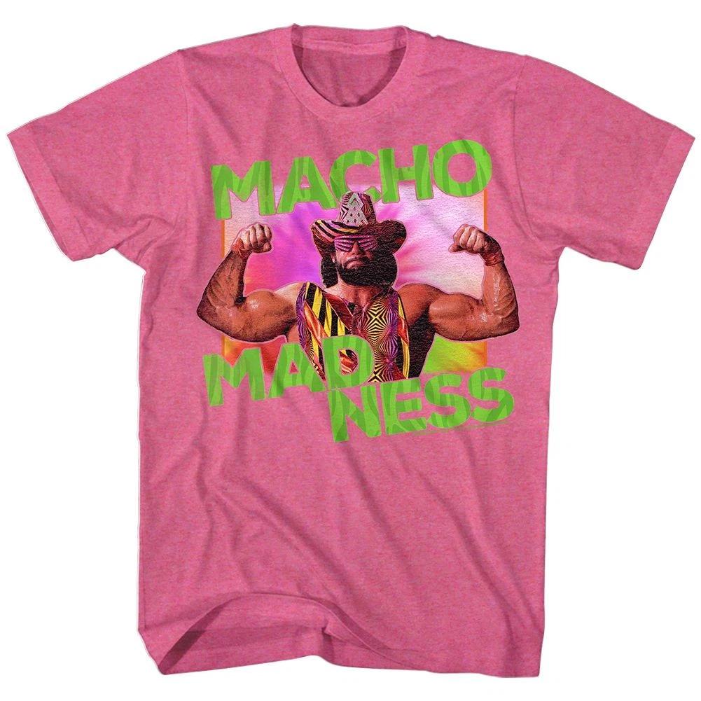 Macho Man Madness Retro Pink Heather Wrestling Children's T-shirt