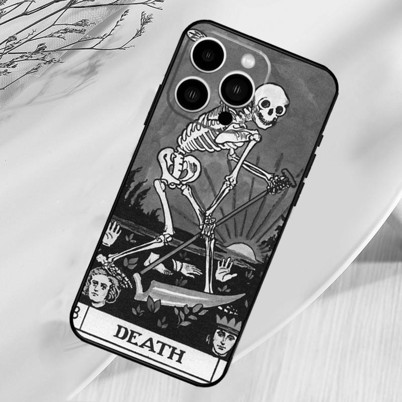 Reaper Skull Skeleton Phone Case For iPhone 17 Pro Max 16 15 13 12 11 14 Pro Max Plus 13 12 Mini 16e 17 Air Cover