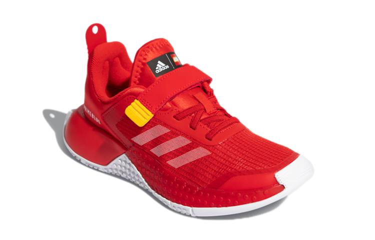 adidas Классические Спортивные Кроссовки LEGO для Бега Низкие Нескользящие Красные Детские H01504