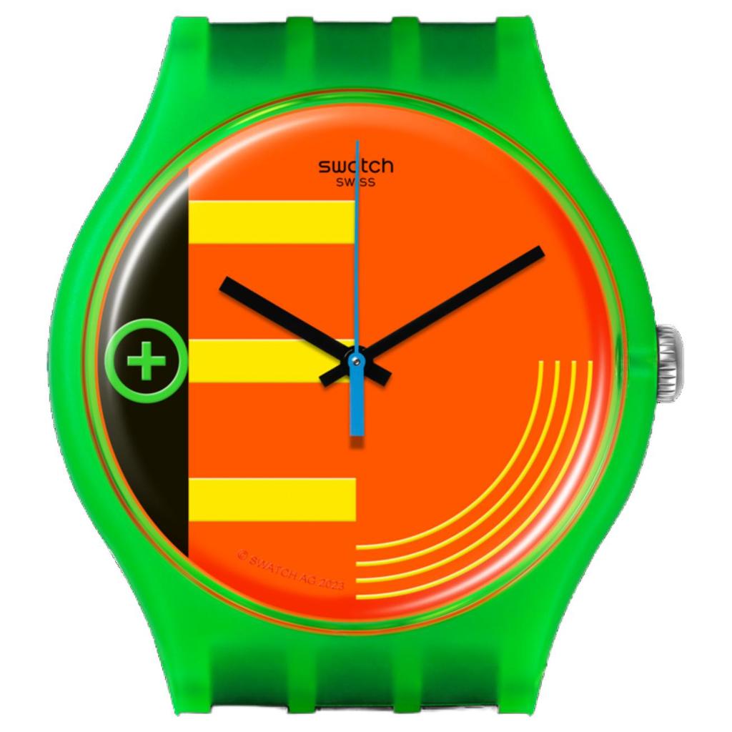 Swatch Унисекс Оранжевые Часы SO29G106 SO29G106