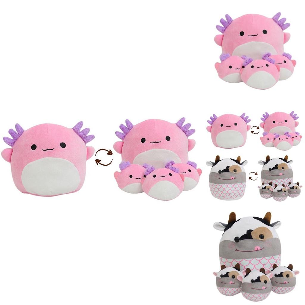 Adorable Squishmallow Axolotl Plush Toys Adorably Soft Stuffed Animal Doll Kids Xmas Gift