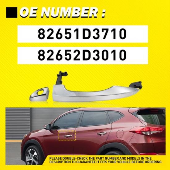 Exterior Door Handles Front Driver Left Side Hand for Hyundai Tucson 2016-