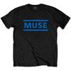 Футболка с логотипом группы Muse темно-синего цвета