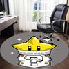 1pc Mario Star Office Round Area Rug, Under Office Chairs Bedroom Living Room Home Decor  a1022248