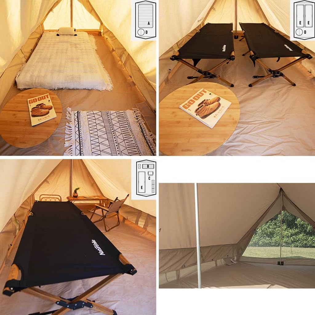 Палатка Naturehike Camping из хлопчатобумажной ткани для TC Mosquito Net, хлопковая ткань, хлопковая крыша, компактная палатка для хранения вещей, 2-3 человека, материал, в комплекте, материал,