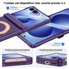 Multi-Function Magnetic Case with 180° Rotating Ring Kickstand for Samsung Galaxy Z Flip 8-Purple