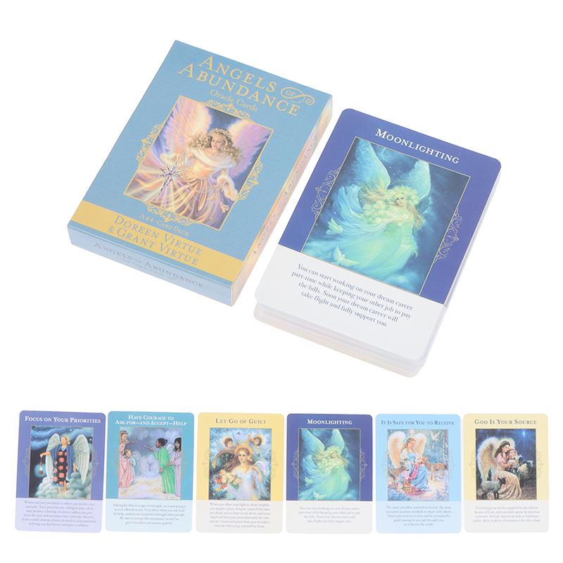 Angels Of Abundance Oracle Cards Tarot Card Party Prophecy Divination Board Game