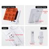 Digital Wireless Indoor Outdoor Thermohygrometer with 3 Remote Sensors 98ft/ 30m Backlight & Alarm