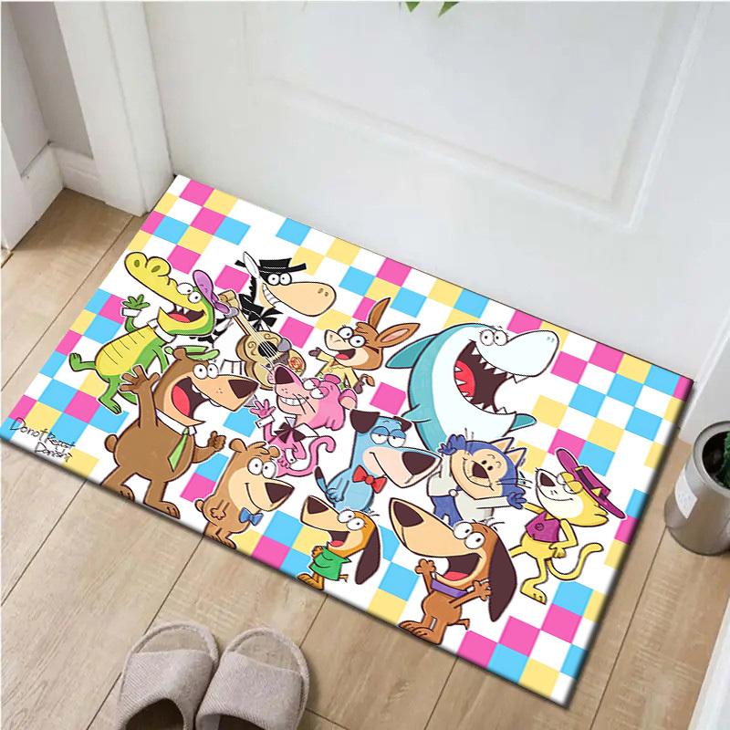 1pc Office Carpet Chair Mats Cartoon Animal Party Perfect for Office Chairs, Living Rooms, Or Bedrooms,Polyester Carpet.HDT162